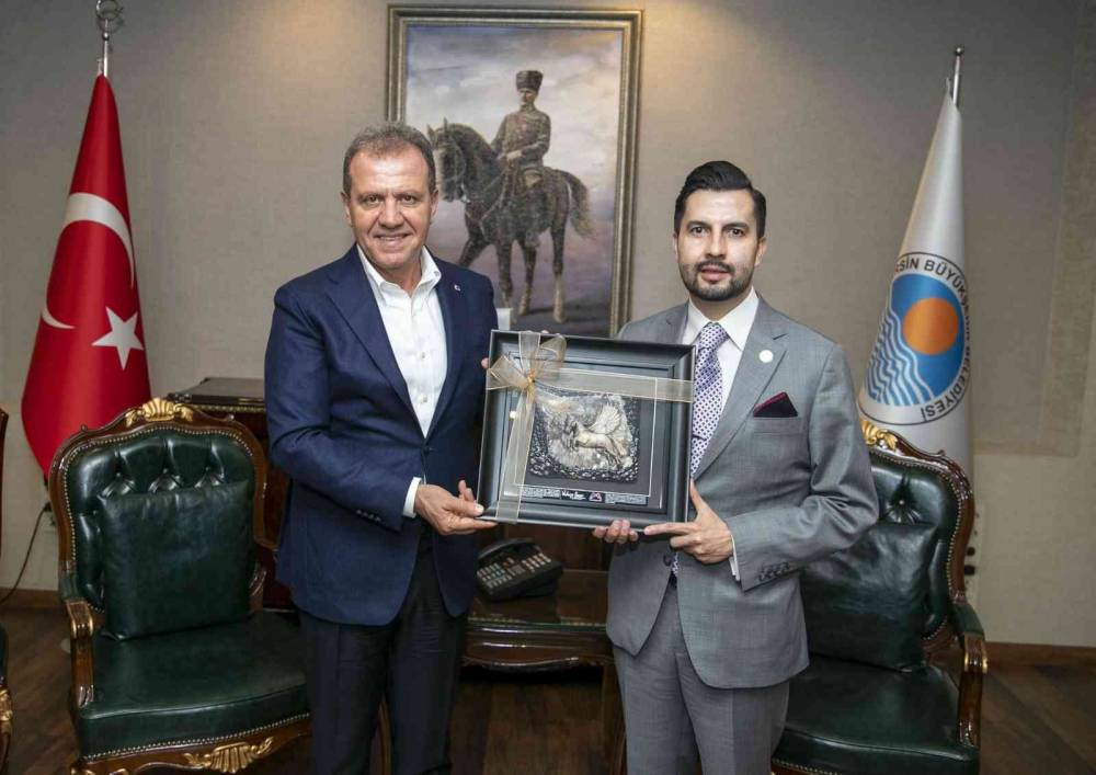 Guatemala’nın Ankara Büyükelçisi Barrios, Başkan Seçer ile buluştu
