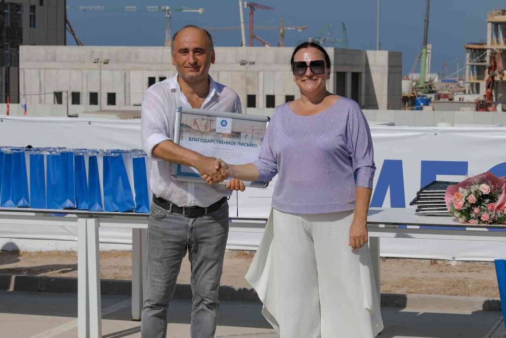 Akkuyu NGS sahasında Türk inşaatçılar ödüllendirildi
