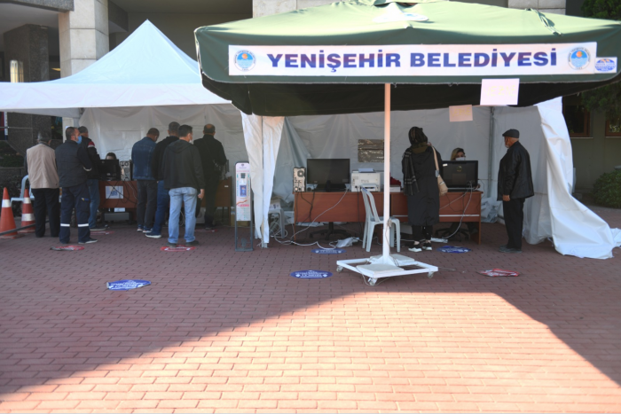 Yenişehir Belediyesinde hafta sonu vezneler açık