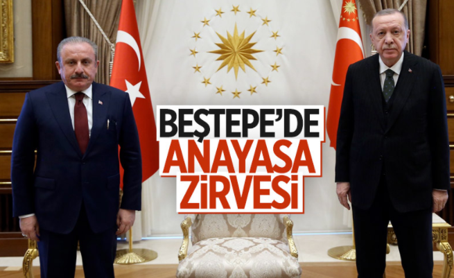 Cumhurbaşkanı Erdoğan Mustafa Şentop ile görüştü