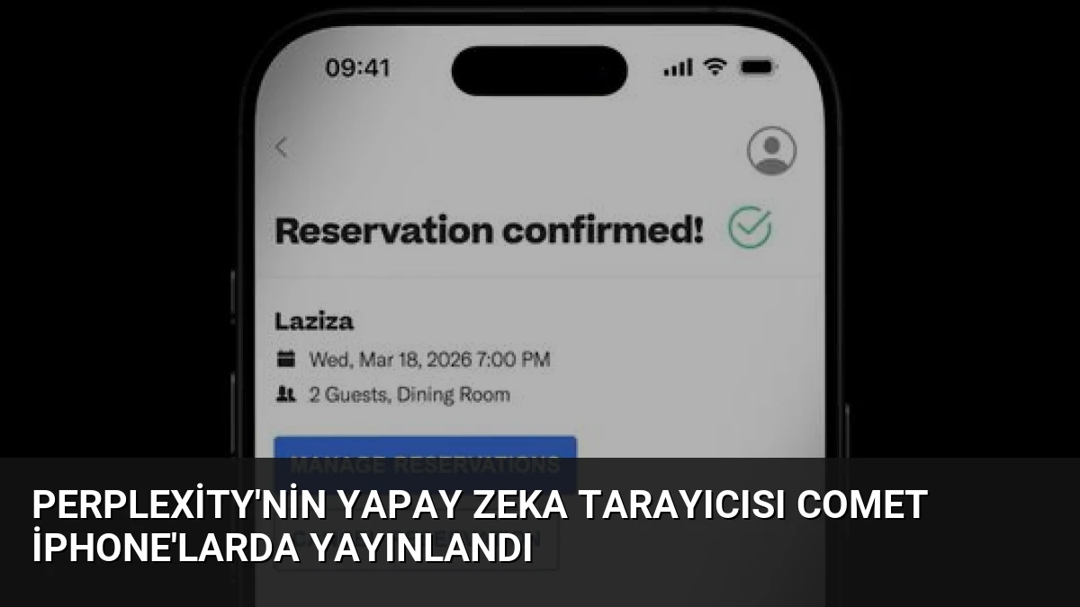 Perplexity’nin Yapay Zeka Tarayıcısı Comet iPhone’larda Yayınlandı