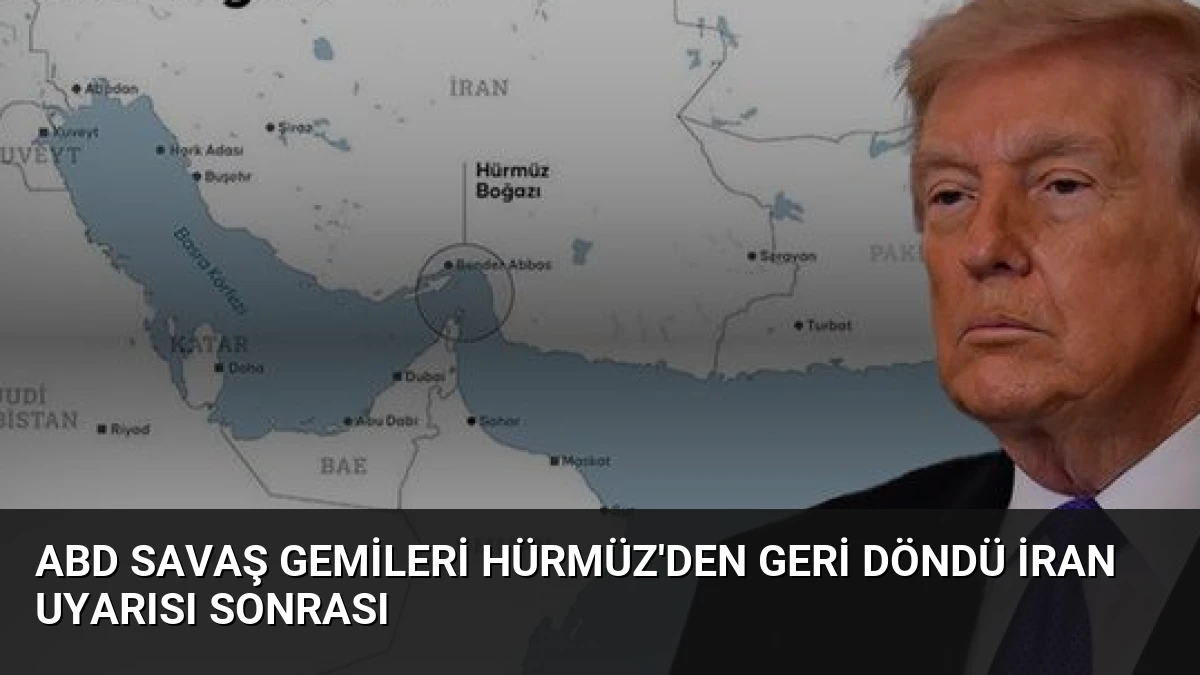 ABD Savaş Gemileri Hürmüz’den Geri Döndü İran Uyarısı Sonrası