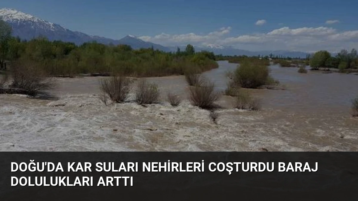 Doğu’da Kar Suları Nehirleri Coşturdu Baraj Dolulukları Arttı