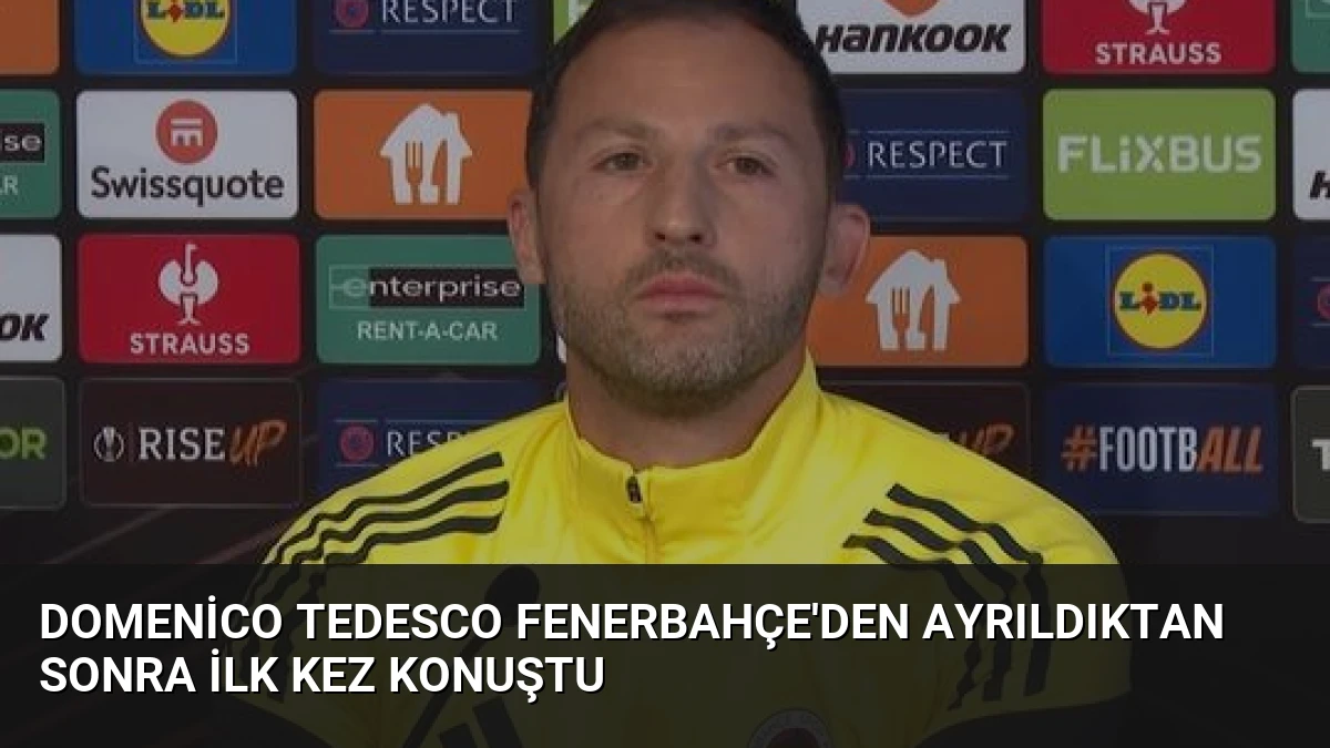 Domenico Tedesco Fenerbahçe’den Ayrıldıktan Sonra İlk Kez Konuştu