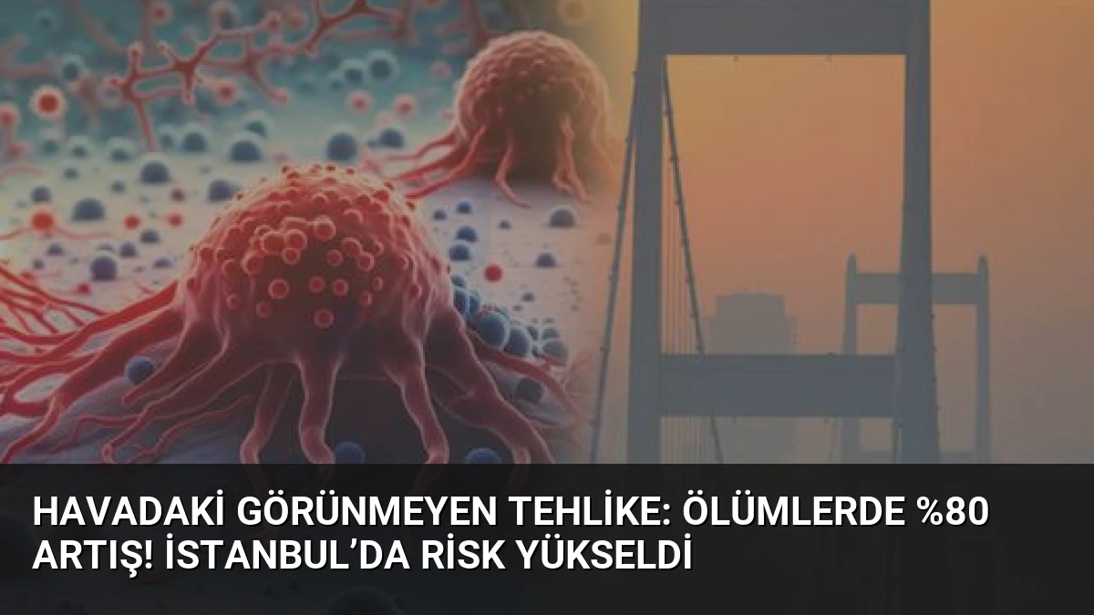 Havadaki görünmeyen tehlike: Ölümlerde %80 artış! İstanbul’da risk yükseldi
