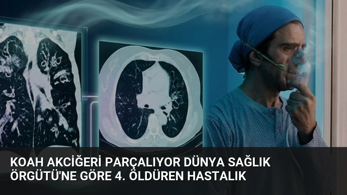 KOAH Akciğeri Parçalıyor Dünya Sağlık Örgütü’ne Göre 4. Öldüren Hastalık