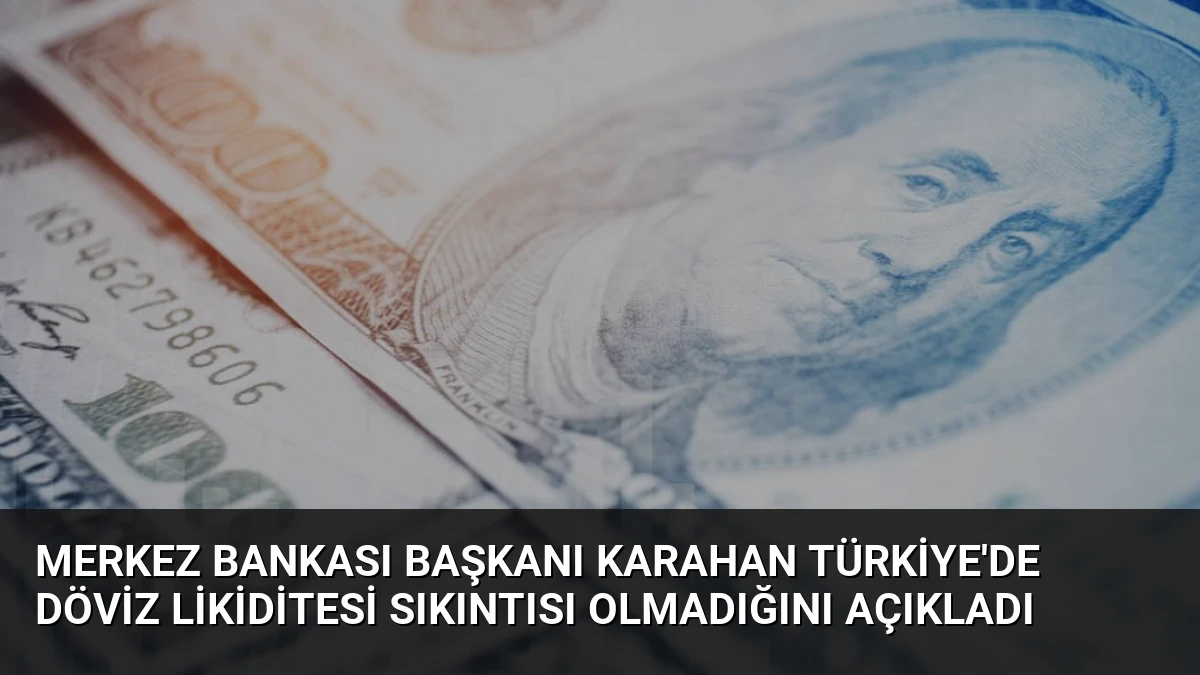 Merkez Bankası Başkanı Karahan Türkiye’de Döviz Likiditesi Sıkıntısı Olmadığını Açıkladı