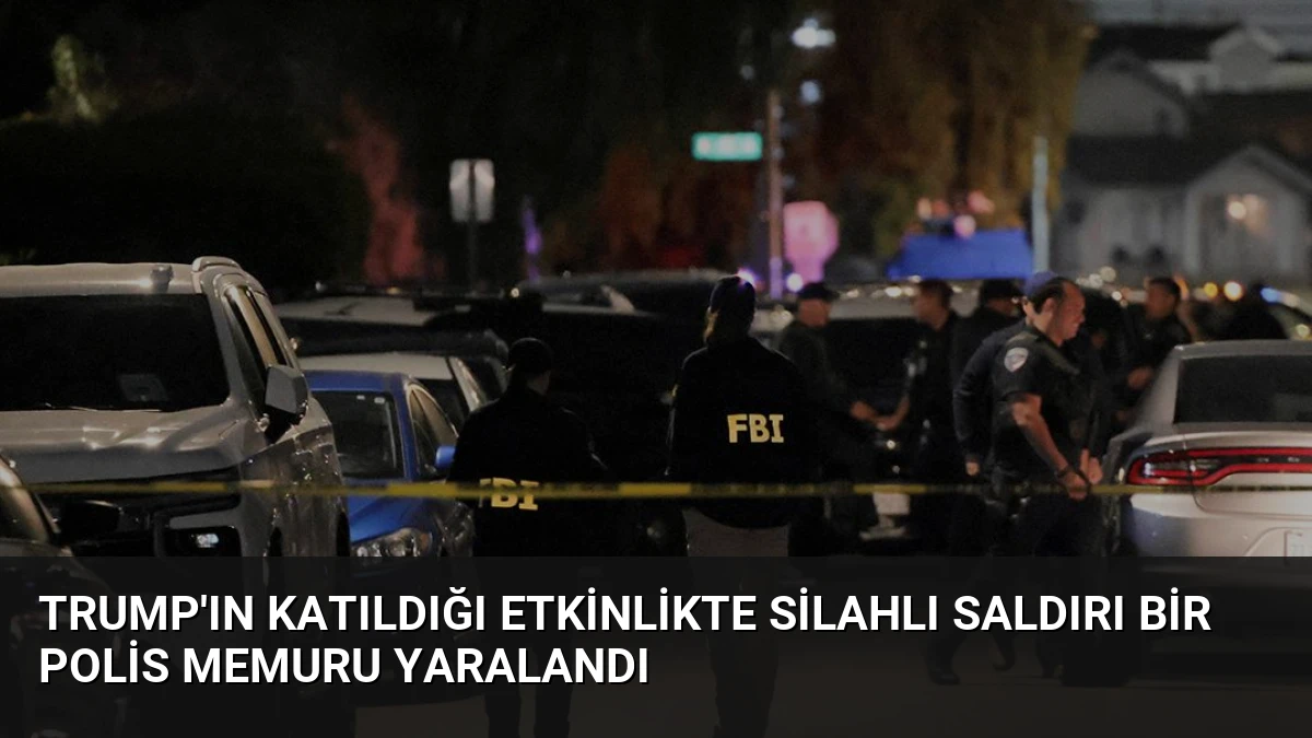 Trump’ın Katıldığı Etkinlikte Silahlı Saldırı Bir Polis Memuru Yaralandı