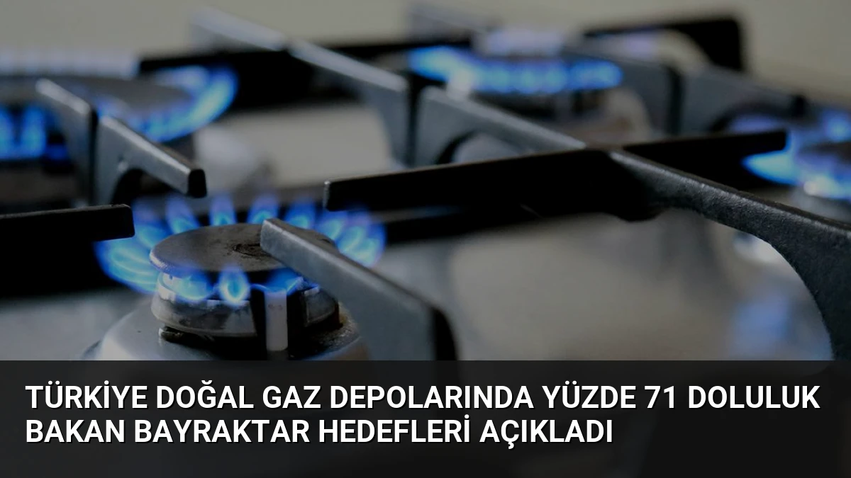 Türkiye Doğal Gaz Depolarında Yüzde 71 Doluluk Bakan Bayraktar Hedefleri Açıkladı