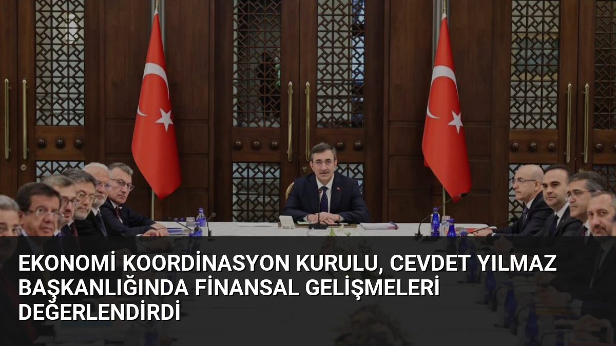 Ekonomi Koordinasyon Kurulu, Cevdet Yılmaz Başkanlığında Finansal Gelişmeleri Değerlendirdi