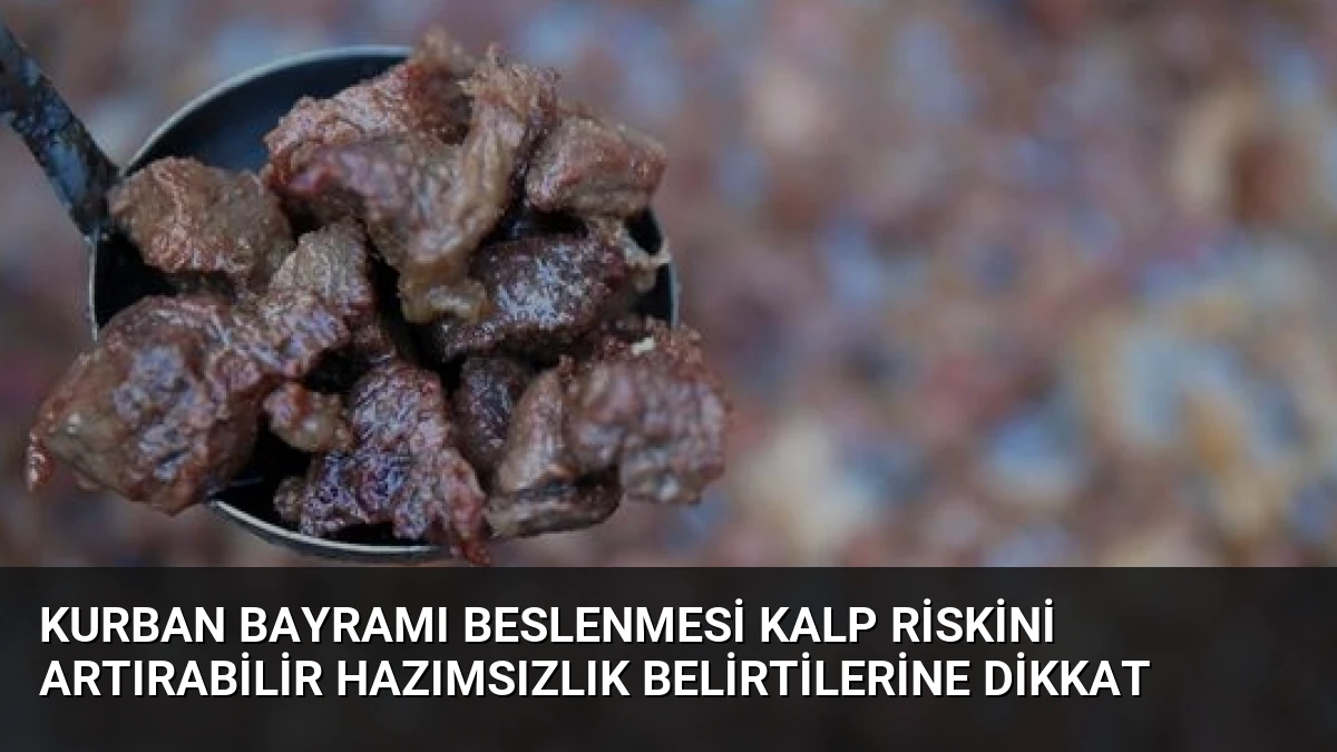 Kurban Bayramı Beslenmesi Kalp Riskini Artırabilir Hazımsızlık Belirtilerine Dikkat