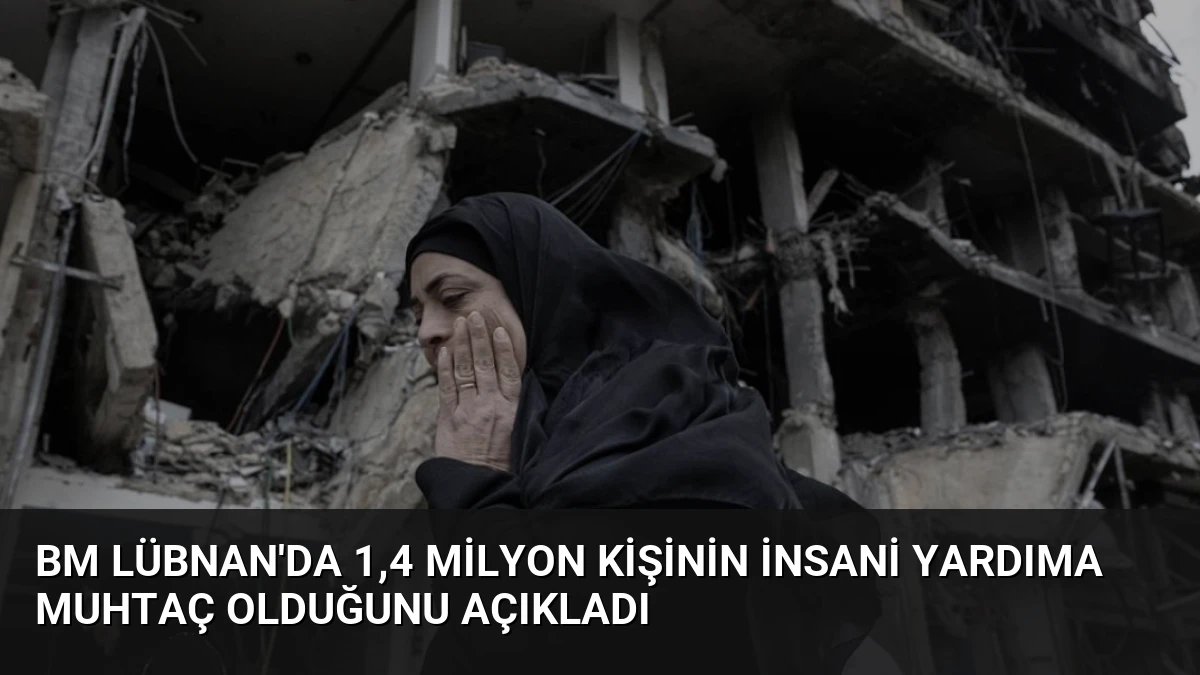 BM Lübnan’da 1,4 Milyon Kişinin İnsani Yardıma Muhtaç Olduğunu Açıkladı