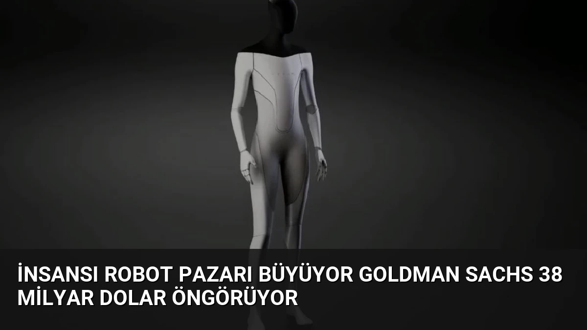 İnsansı Robot Pazarı Büyüyor Goldman Sachs 38 Milyar Dolar Öngörüyor