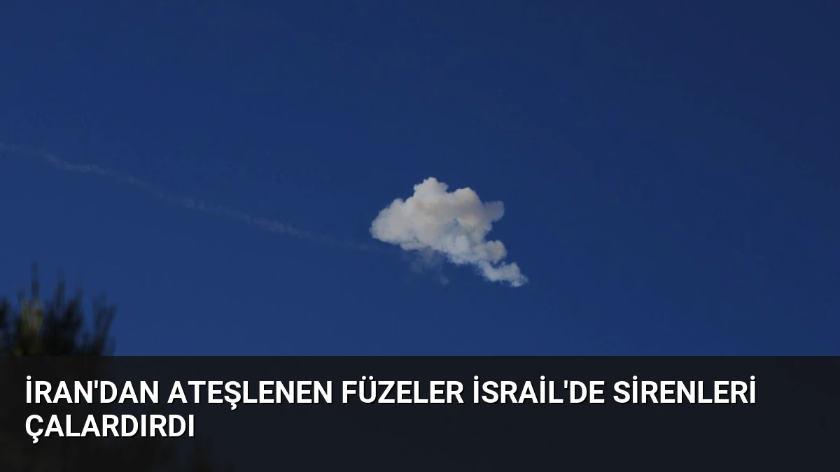 İran’dan Ateşlenen Füzeler İsrail’de Sirenleri Çalardırdı