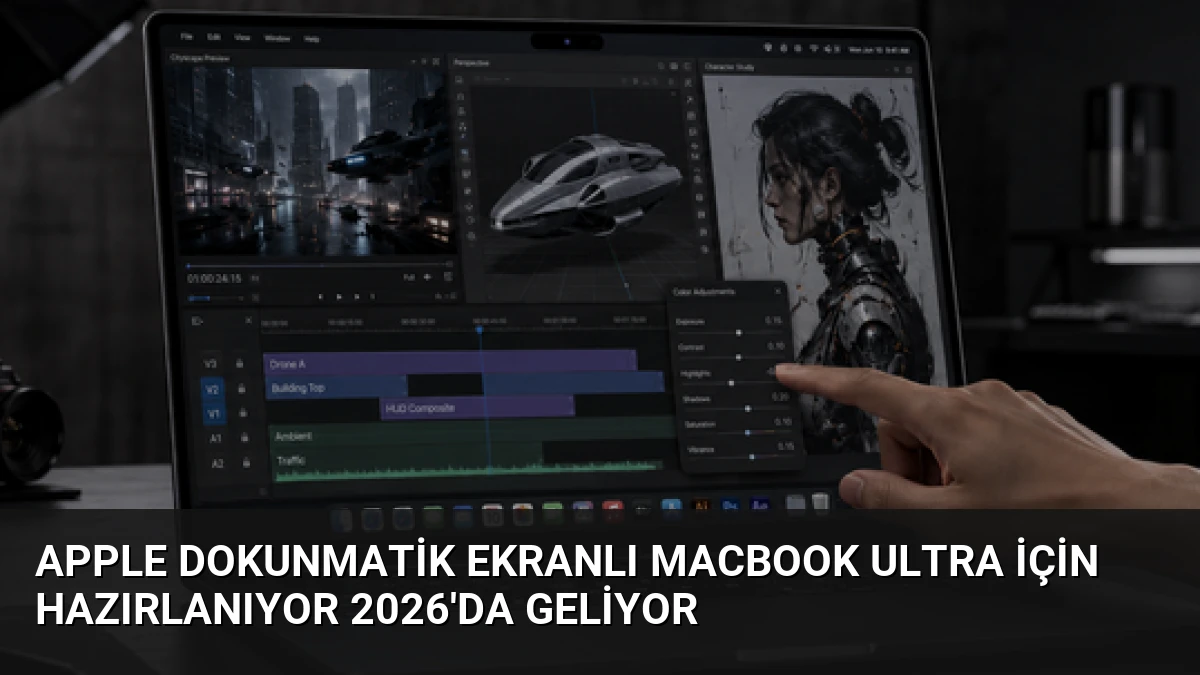 Apple Dokunmatik Ekranlı MacBook Ultra İçin Hazırlanıyor 2026’da Geliyor