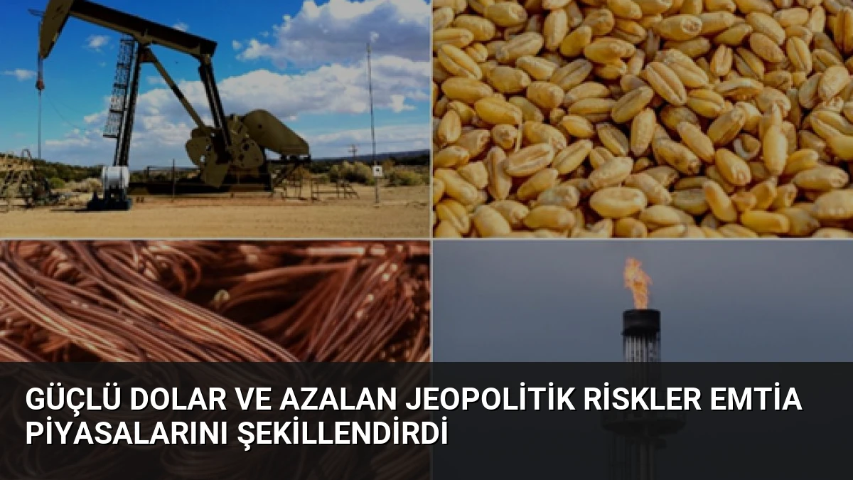 Güçlü Dolar ve Azalan Jeopolitik Riskler Emtia Piyasalarını Şekillendirdi