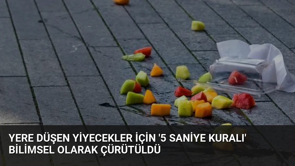 Yere Düşen Yiyecekler İçin ‘5 Saniye Kuralı’ Bilimsel Olarak Çürütüldü