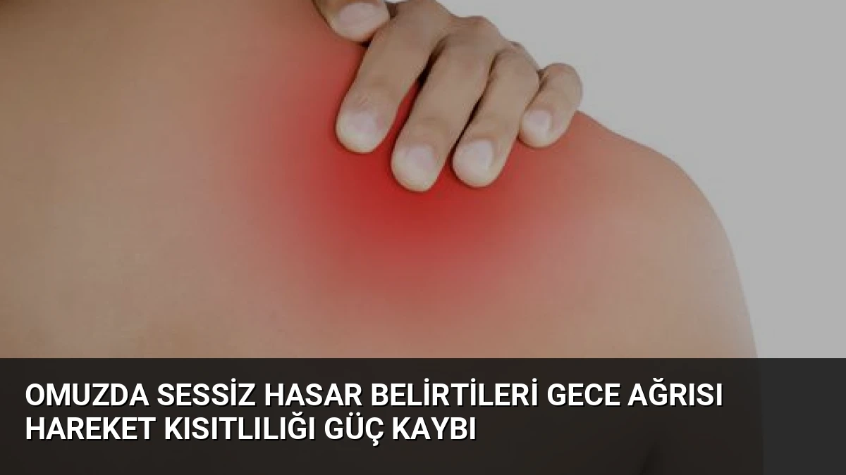 Omuzda Sessiz Hasar Belirtileri Gece Ağrısı Hareket Kısıtlılığı Güç Kaybı